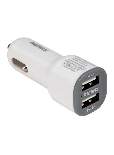 Buy USB Car Charger White in Saudi Arabia