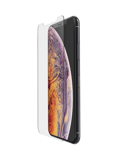 Buy Tempered Glass Screen Guard For Apple iPhone XS Max Clear in Saudi Arabia