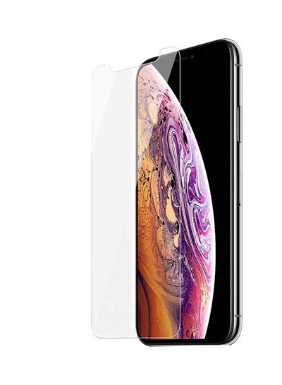 Buy Tempered Glass Screen Protector For iPhone XS Max Transparent in Saudi Arabia