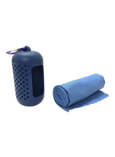 Buy Cooling Towel With Case And Carabiner 30x90cm in Saudi Arabia