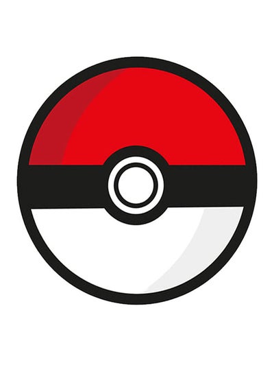 Buy Pokemon Character Printed Pin Red/White/Black in Saudi Arabia