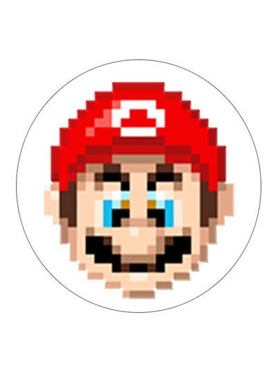 اشتري دبوس مطبوع عليه شخصية لعبة "Super Mario" أحمر/ بيج/ أسود في السعودية