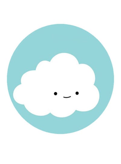 Buy A Cloud Printed Pin Blue/White in Saudi Arabia