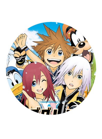 Buy Kingdom Hearts Printed Pin Blue/Brown/Green in Saudi Arabia