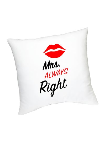 اشتري Mrs. Always Right Printed Cushion في الامارات