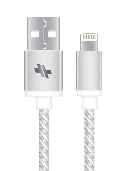 Buy Lightning Data Sync Charging Cable Silver in Egypt