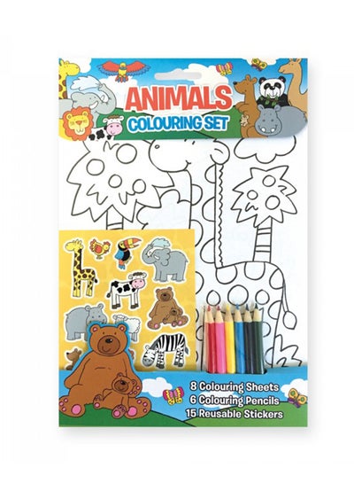 اشتري Animals Colouring Set printed_book_paperback english في مصر