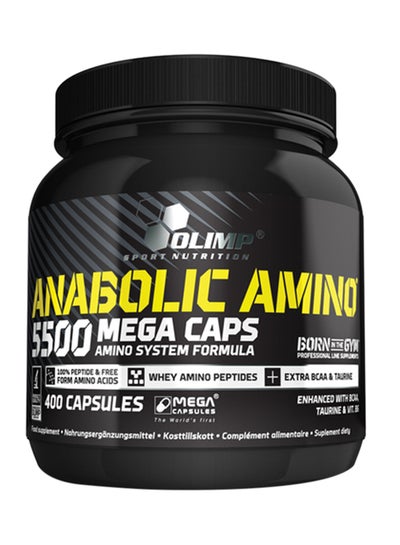 Buy Anabolic Amino 5500 Mega Caps - 400 Capsules in UAE