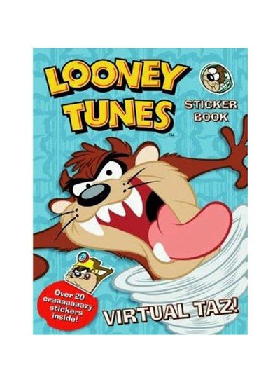 اشتري "Looney Tunes Sticker Book" Over 20 Craaaaaaazy Stickers Inside! Virtual Taz! غلاف ورقي عادي في الامارات