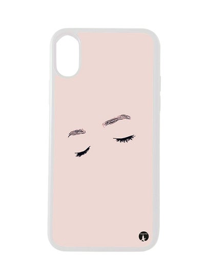 Buy Protective Case Cover For Apple iPhone XS Max Eyes (White Bumper) in Saudi Arabia