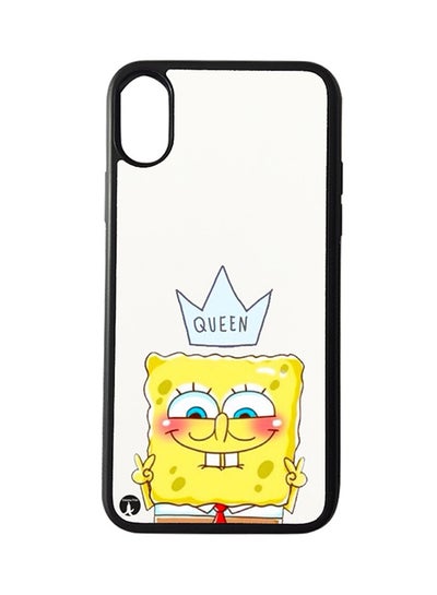 Buy Protective Case Cover For Apple iPhone XR Spongebob (Black Bumper) in Saudi Arabia