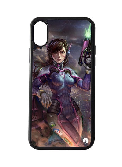 Buy Protective Case Cover For Apple iPhone XR The Video Game Overwatch (Black Bumper) in Saudi Arabia