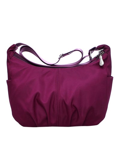 Buy Water Resistant Crossbody Bag Purple in Saudi Arabia