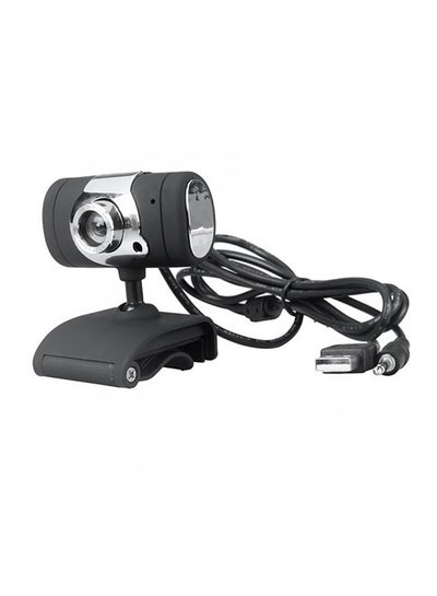 Buy HD Webcam With Mic Black/Silver in UAE