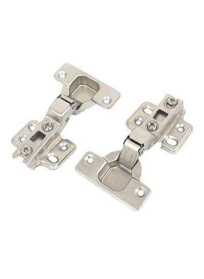 اشتري 2-Piece Cabinet Hinges فضي 10 سنتيمتر في الامارات