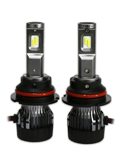 اشتري 2-Piece T2 Mini LED Car Headlight Set في الامارات