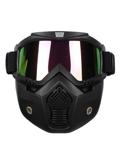 Buy Motorcycle Detachable Modular Riding Helmet Face Mask Shield Anti Fog Goggles in Egypt