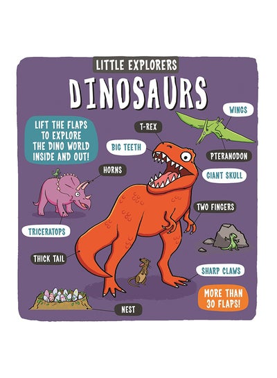 اشتري Little Explorers Dinosaurs غلاف مقوى في الامارات