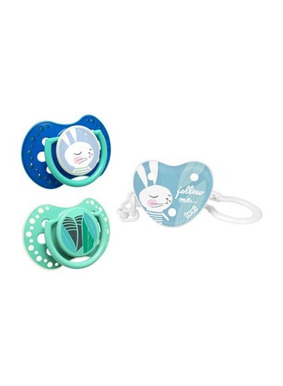 Buy 2-Piece Follow The Rabbit Soother Set With Holder (3-6 Months) in Egypt