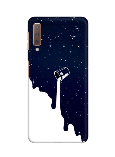 Buy Matte Finish Slim Snap Basic Case Cover For Samsung Galaxy A7 (2018) Milky Way in UAE