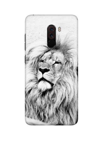 Buy Matte Finish Slim Snap Basic Case Cover For Xiaomi Pocophone F1 Wise Lion in Saudi Arabia