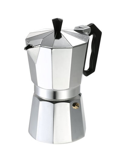 Buy Espresso Maker 9-Cup Silver/Black in UAE