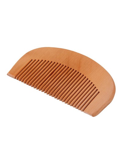 Buy Peach Wood Hair Comb Brown in Egypt