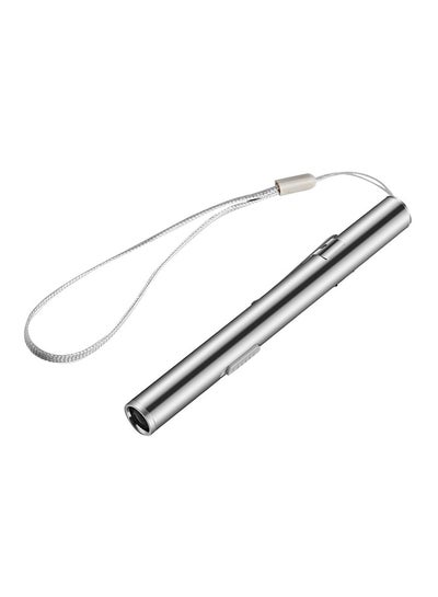 Buy Rechargeable LED Flashlight Silver in Egypt