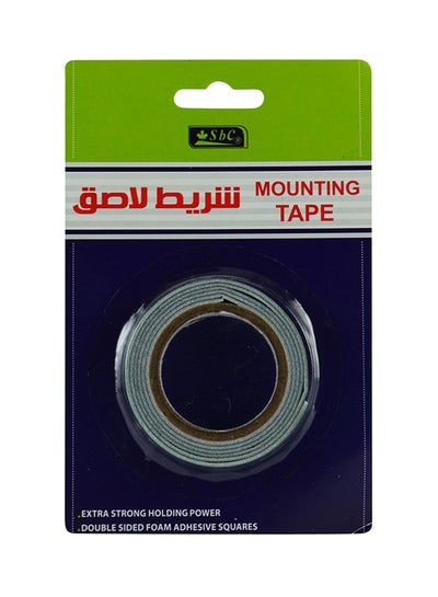 Buy 0.5 Inch Double Sided Mounting Tape Multicolour in Saudi Arabia