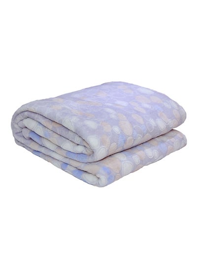 Buy Blanket Flannel Multicolour 220x240cm in UAE