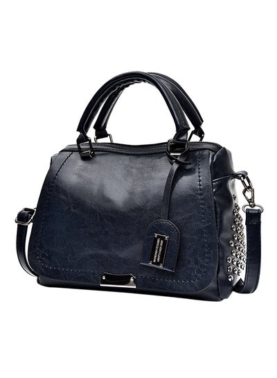 Buy Polyester Shoulder Bag Blue in Saudi Arabia