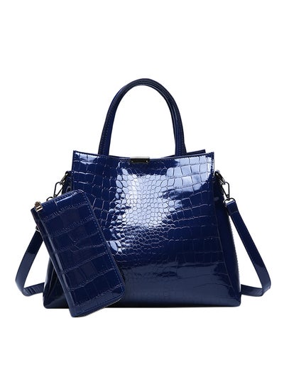 Buy 2-Piece Composite Bag Set Blue in UAE