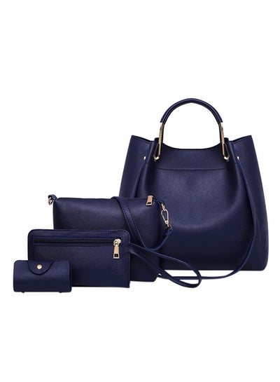 Buy 4-Piece Composite Bag Set Blue in UAE