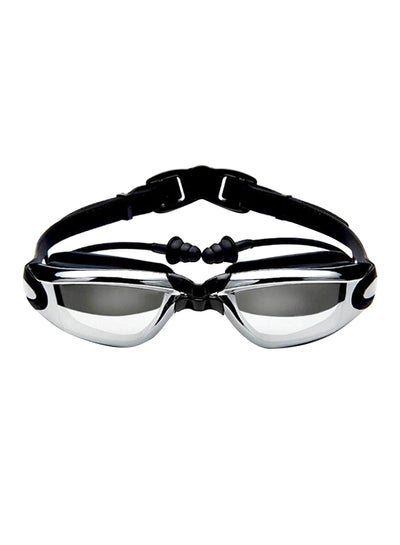 Buy Full Rim Wrap Anti Fog Swimming Goggles With Ear Plugs Free Size in Saudi Arabia