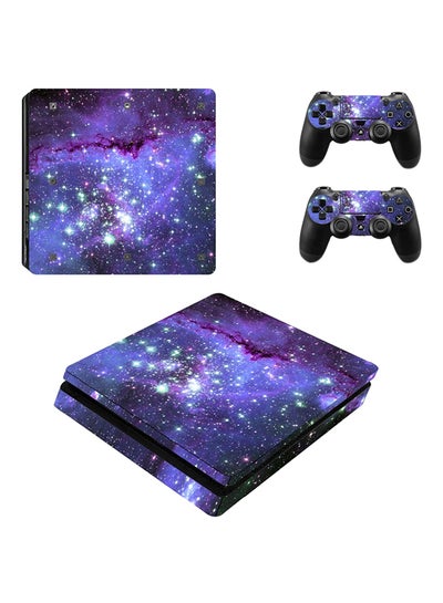 Buy 3-Piece Printed Gaming Console And Controller Sticker Set For PlayStation 4 in UAE