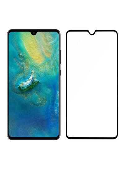 Buy 5D Full Screen Surfaces Tempered Glass Screen Protector For Huawei Mate 20 Black/Clear in UAE