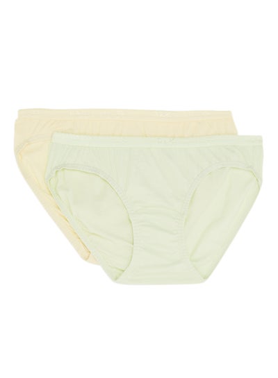 Buy 2 Pack Of Simple Comfort Bikni Plain Light Assorted in UAE