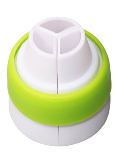 Buy Icing Piping Nozzle Green/White 4.5x2x4.5centimeter in UAE