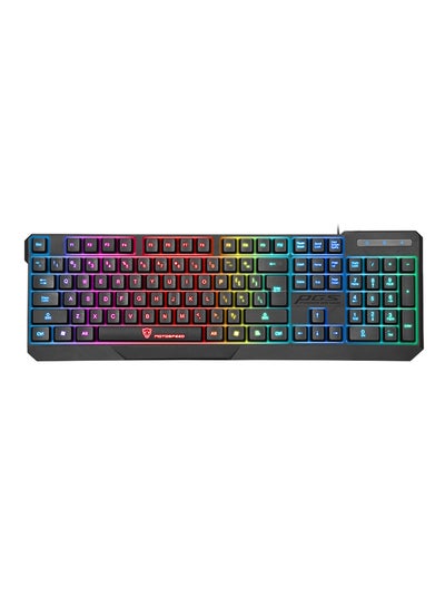 Buy LED Wired Mechanical Gaming Keyboard Black in UAE