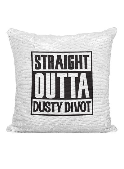 اشتري Fortnite Straight Outta Dusty Divot Sequined Cushion أبيض/أسود 16x16 بوصة في الامارات