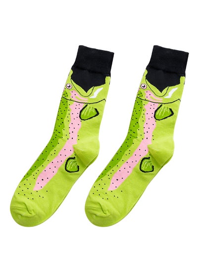 Buy Animal Series Cotton Long Socks Multicolour in Saudi Arabia