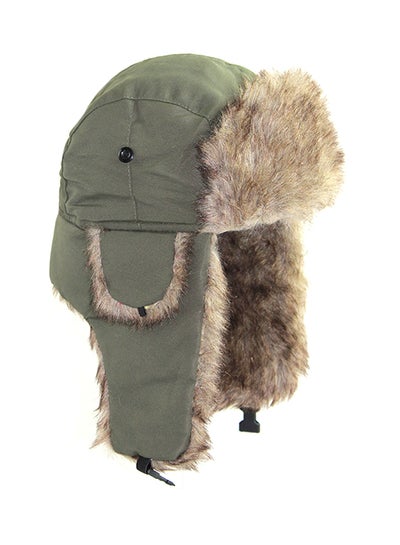 Buy Bomber Headwear With Ear Flaps Green in UAE