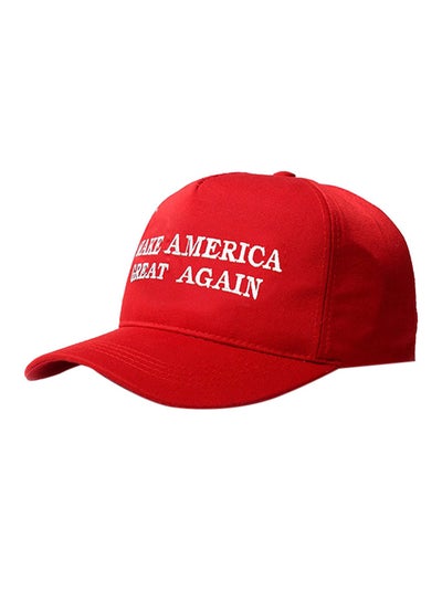 Buy Adjustable Baseball Cap Red in UAE