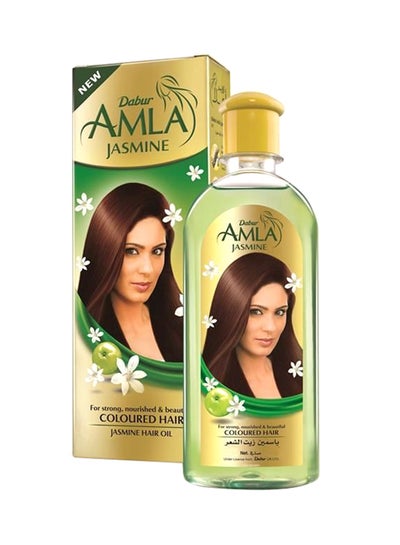 Buy Dabur Amla Jasmine Hair Oil | Enriched with Natural Extracts of Amla, Jasmine & Rosemary | For Strong, Nourished Hair Multicolour 90.0ml in Egypt