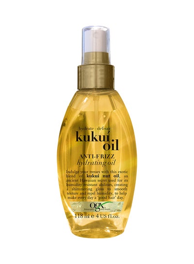 Buy Kukui Oil Anti Frizz Hyderating Oil 118ml in UAE