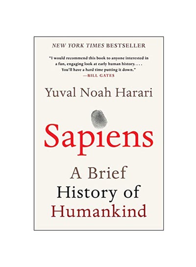 Buy Sapiens: A Brief History Of Humankind Paperback English by Harari, Yuval Noah - 15-May-18 in Egypt