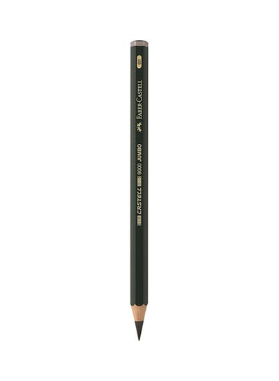 اشتري قلم الرصاص كاستل 9000 برأس كبير الحجم للرسم من فابير كاستل أخضر في السعودية