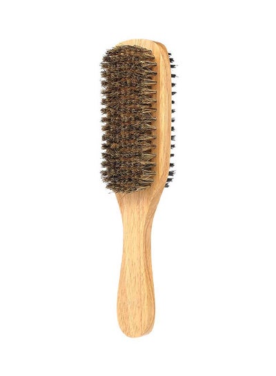 Buy Double-sided Facial Hair Brush Brown 90grams in UAE