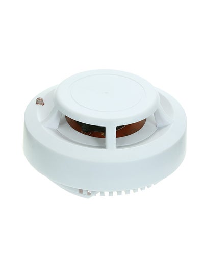 Buy Wireless Smoke Detector Alarm System White 10.5x10.5x5.5cm in Saudi Arabia