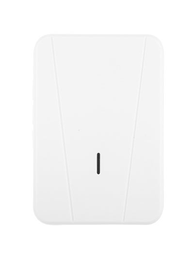 Buy Wireless Doorbell Chime White 9.5x6.5x7cm in UAE